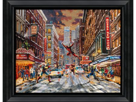 Deadpool - Snow Day - 16  x 20  Brushstroke Vignette Cheap