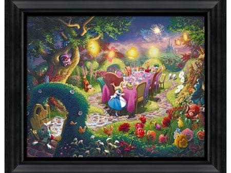 Disney Mad Hatter s Tea Party - 16  x 20  Brushstroke Vignette For Cheap