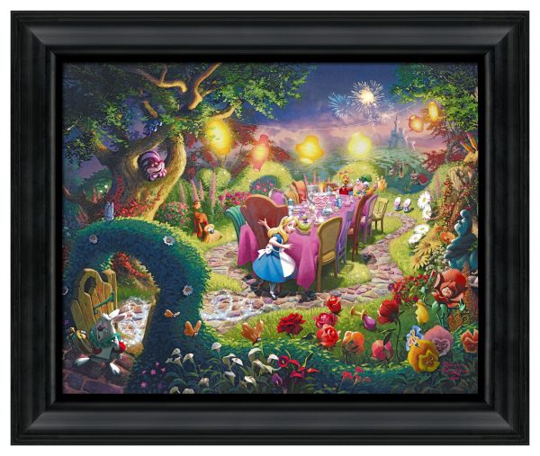 Disney Mad Hatter s Tea Party - 16  x 20  Brushstroke Vignette For Cheap