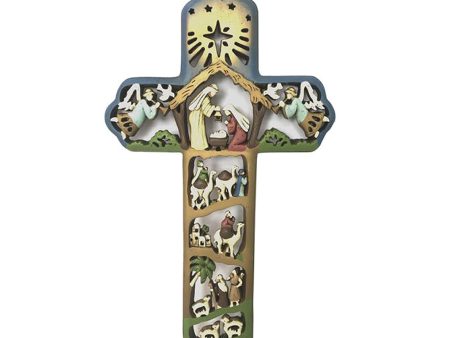 Cross - 12  Nativity Scene Online Hot Sale