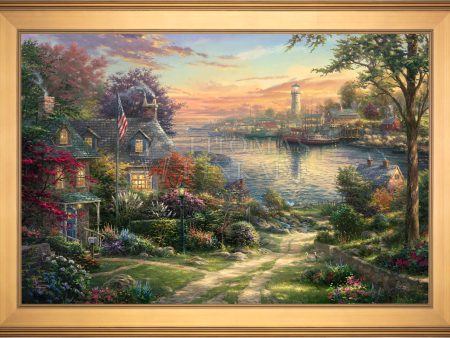 *RARE* New England Harbor Artist Proof Canvas Gallery Gold Petite 28  x 42  #2 2 Hot on Sale