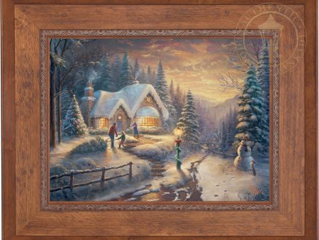 *RARE* Country Christmas Homecoming Framed Estate Edition Canvas Rustic Andalucian 25.5  x 34  #3 3 Cheap