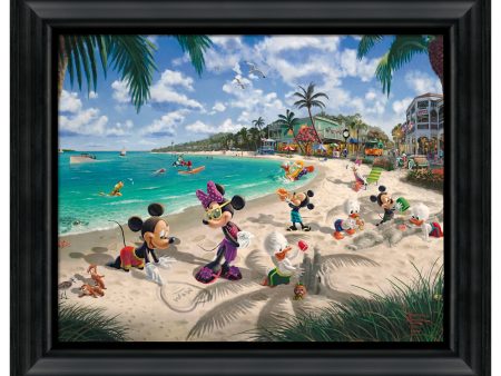 Disney Mickey and Minnie in Florida - 16  x 20  Brushstroke Vignette Online now