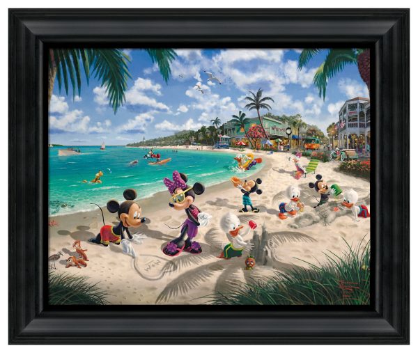 Disney Mickey and Minnie in Florida - 16  x 20  Brushstroke Vignette Online now