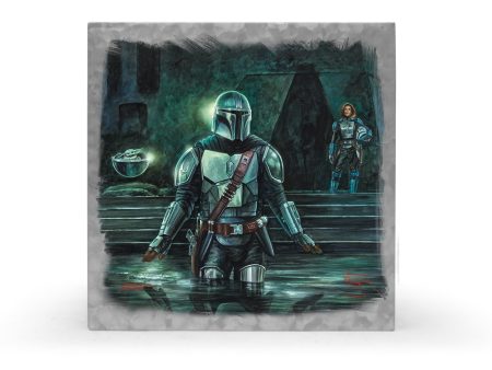 The Mandalorian™ - This is the Way - 14  x 14  Metal Box Art Hot on Sale