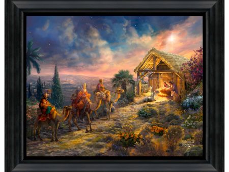 Away in the Manger - 16  x 20  Brushstroke Vignette Cheap