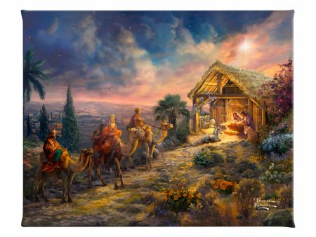 Away in the Manger - 8  x 10  Gallery Wrapped Canvas For Cheap