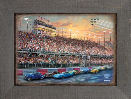 75 Years of NASCAR® - 12.5  x 16  Framed Metal Print Sale