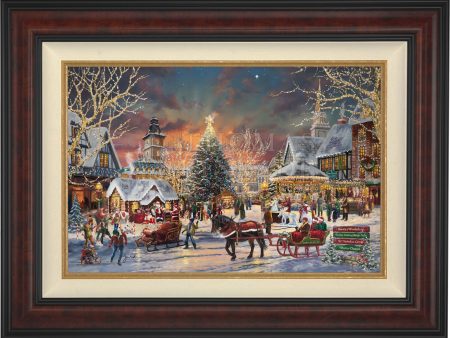 *RARE* The Christmas Festival Framed Estate Edition Canvas Burl 24  x 36  #3 3 on Sale