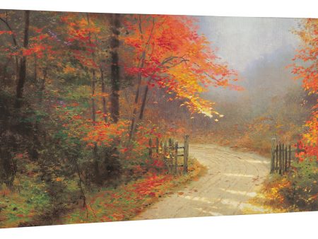 Autumn Lane - 16  x 31  Gallery Wrapped Canvas Online Hot Sale