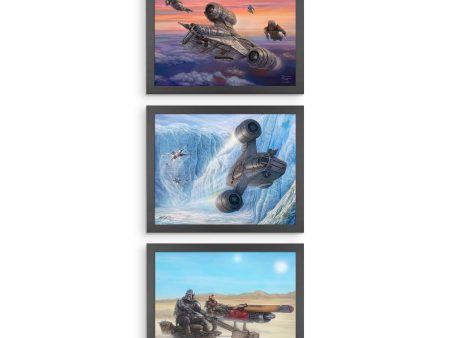 The Mandalorian™ - Art Prints (Set of 3) Hot on Sale