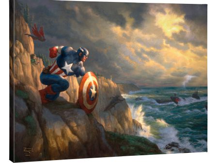 Captain America - Sentinel of Liberty - 24  x 30  Gallery Wrapped Canvas For Cheap