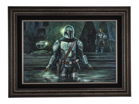 *Original Study* The Mandalorian™ - This is the Way by Thomas Kinkade Studios 22  x 31  Cheap