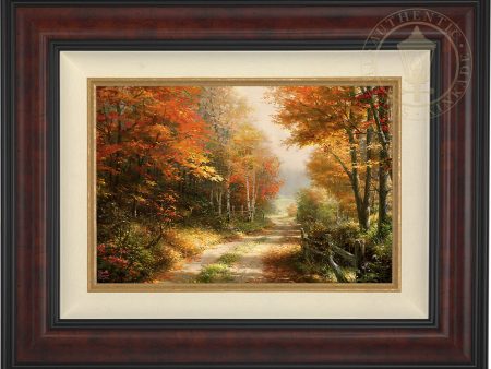 A Walk Down Autumn Lane - Limited Edition Canvas Supply