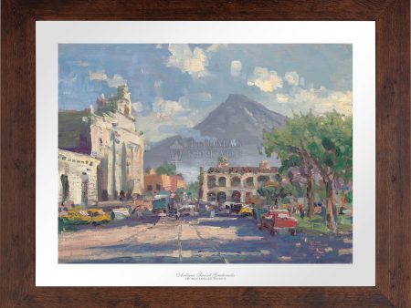 Antigua Sunset, Guatemala - Limited Edition Paper For Sale