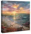 Beachside Gathering - 14  x 14  Gallery Wrapped Canvas Sale