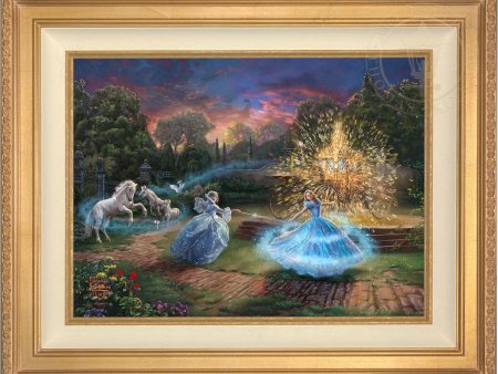 *RARE* Disney Wishes Granted Framed Artist Proof Canvas Antique Gold 18  x 24  #9 10 Supply