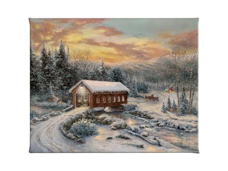 A Winter s Calm - 8  x 10  Gallery Wrapped Canvas For Sale