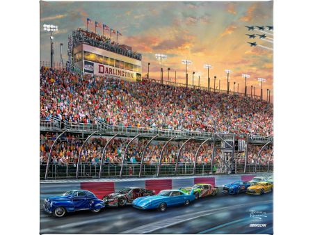 75 Years of NASCAR® - 14  x 14  Gallery Wrapped Canvas Online now