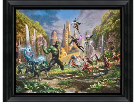 Battle for Wakanda - 16  x 20  Brushstroke Vignette Online Sale